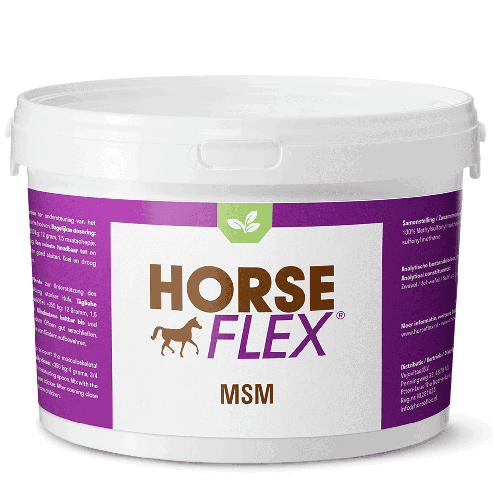 MSM for horses HorseFlex A naturally occurring form of sulfur